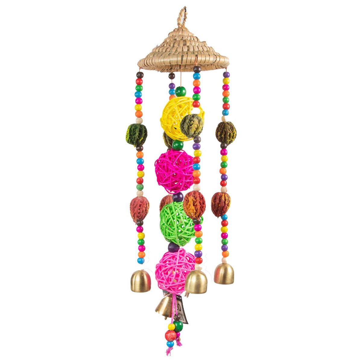 PROPLASTIC - COLGANTE DE VIENTO RATAN 46 CMS LARGO