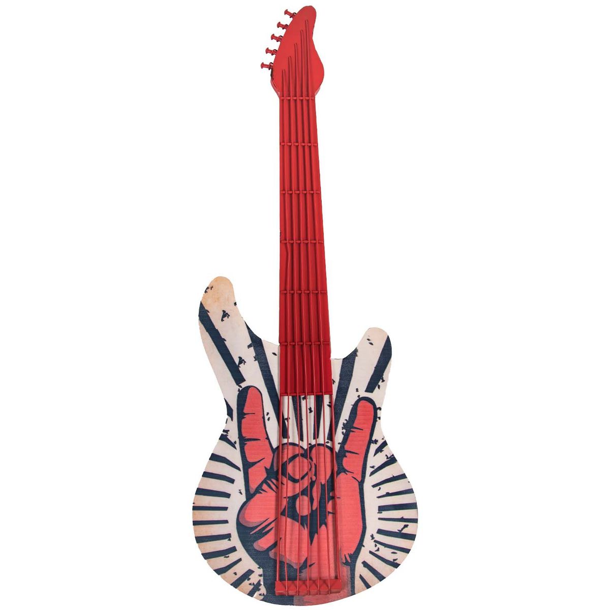 PROPLASTIC - GUITARRA DECORATIVA DIBUJO DE MANO