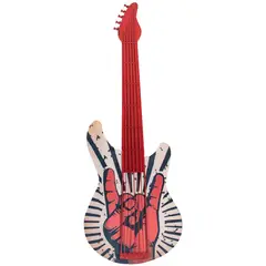 PROPLASTIC - GUITARRA DECORATIVA DIBUJO DE MANO