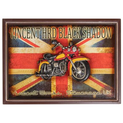 Imagen 2 del producto CARTEL MOTO VINCENT MADERA