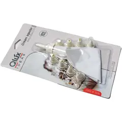 QLUX - MANGA DECORADORA + 8 BOQUILLAS BLANCO