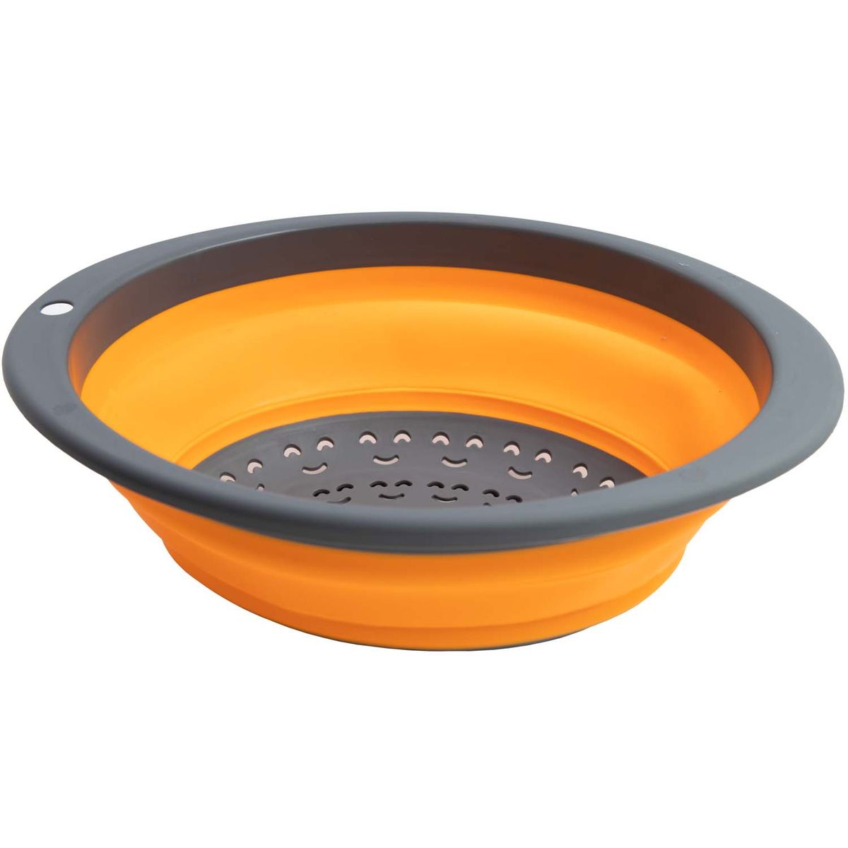 QLUX - COLADOR DE PLASTICO OVALADO NARANJO