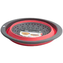 QLUX - COLADOR PLASTICO OVALADO ROSADO