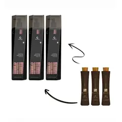 GENERICO - Alisado Coffee Premium Kit 3 pasos 1000 ml Wennoz Honmatokyo