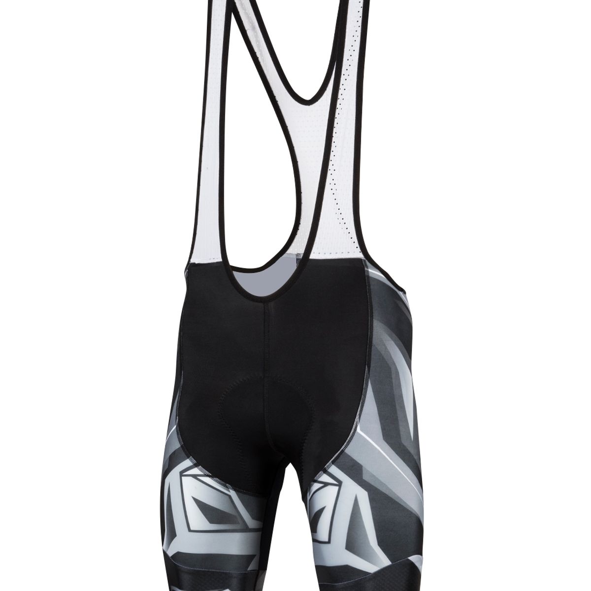 ATHLETIC SPORT - Calza con tirantes gris con negro