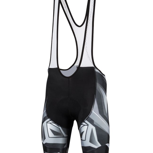 ATHLETIC SPORT - Calza con tirantes gris con negro