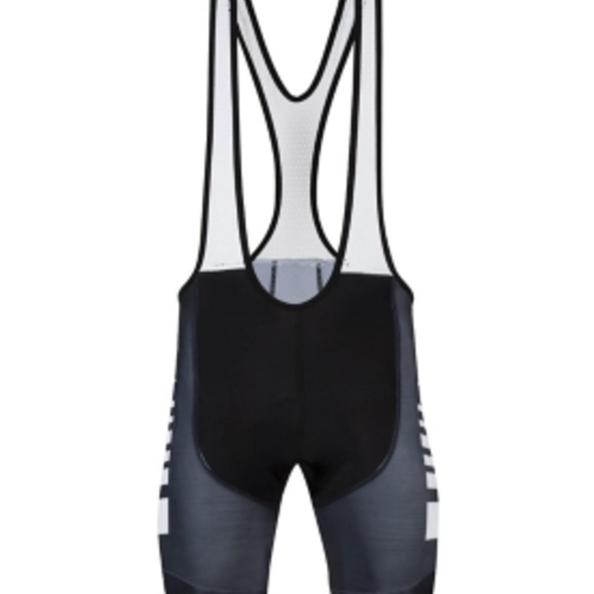 ATHLETIC SPORT - Calza con tirantes negro blanco rojo