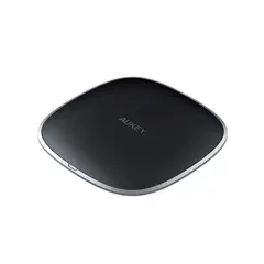 AUKEY - Estación de carga Cargador inalámbrico Graphite Qi Negro - LC-C5 - Negro Grafito