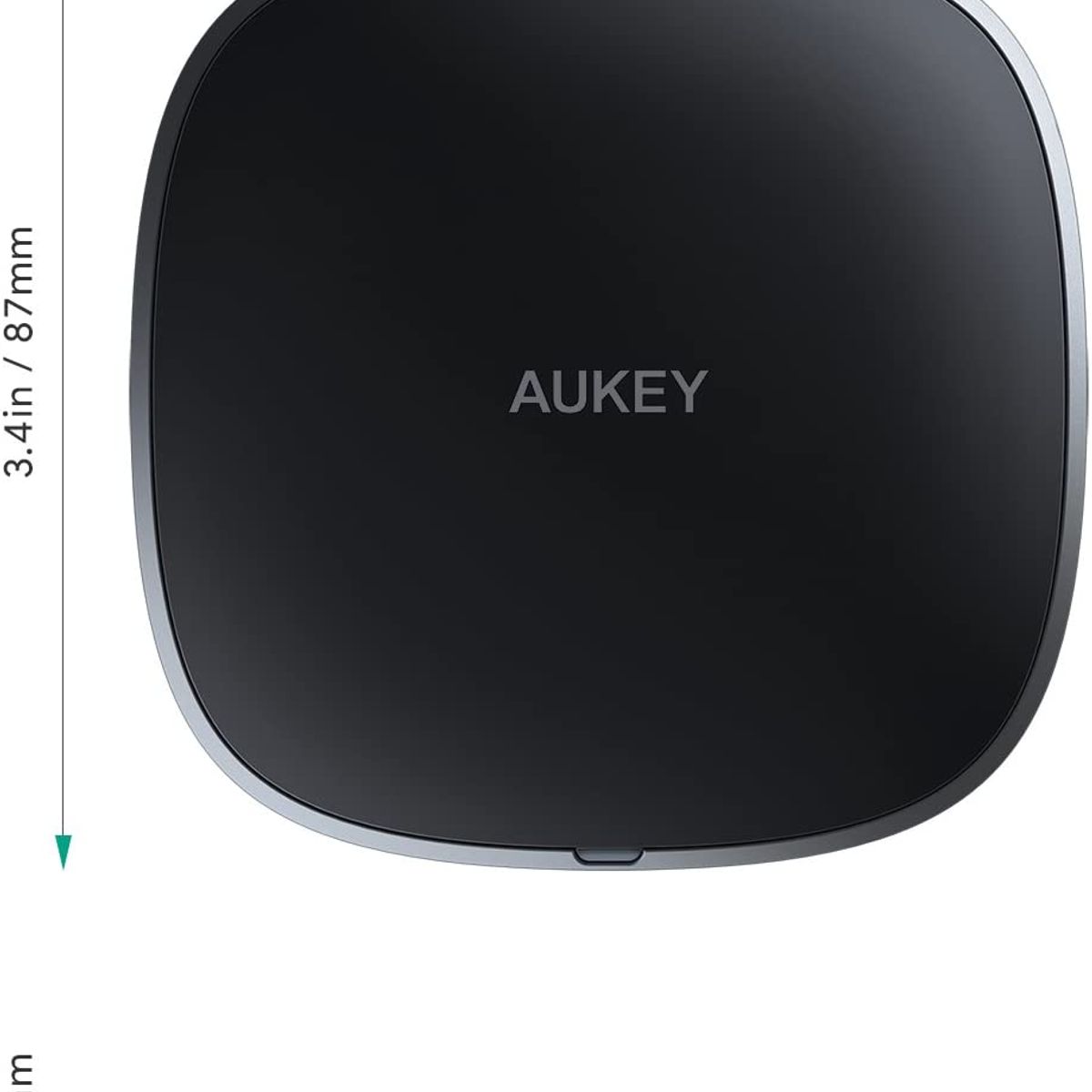 AUKEY - AUKEY Estación de carga Cargador inalámbrico Graphite Qi Negro - LC-C5