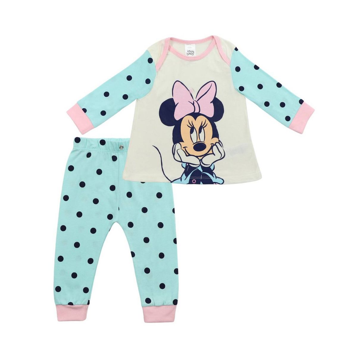 DISNEY - Pijama Bebe Minnie Thinking Celeste Disney