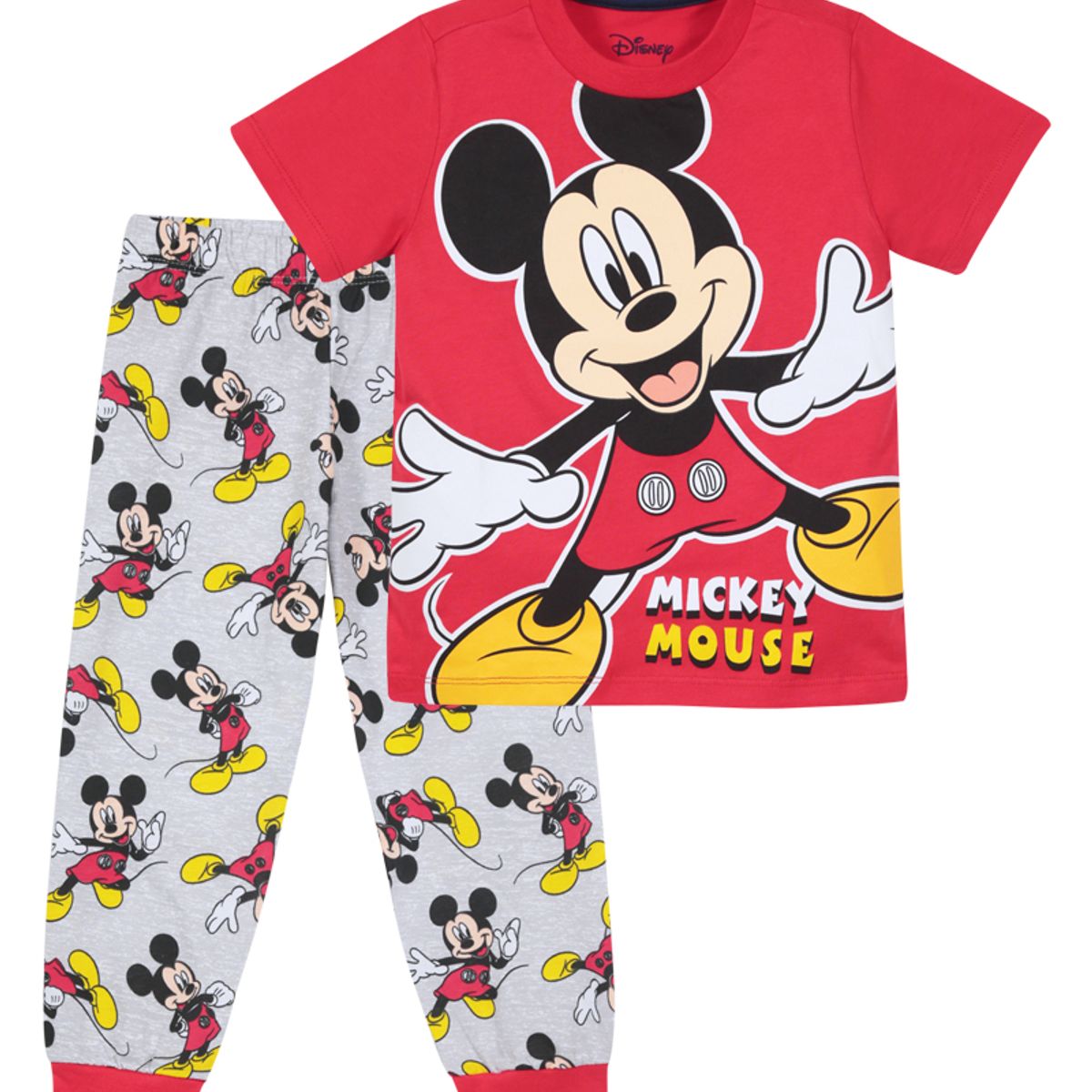 DISNEY - Pijama Niño Mickey Impactado Rojo Disney