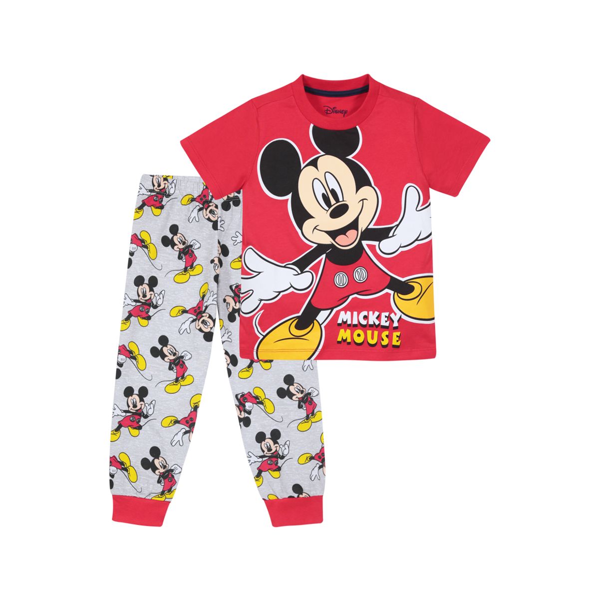 DISNEY - Pijama Niño Mickey Impactado Rojo Disney