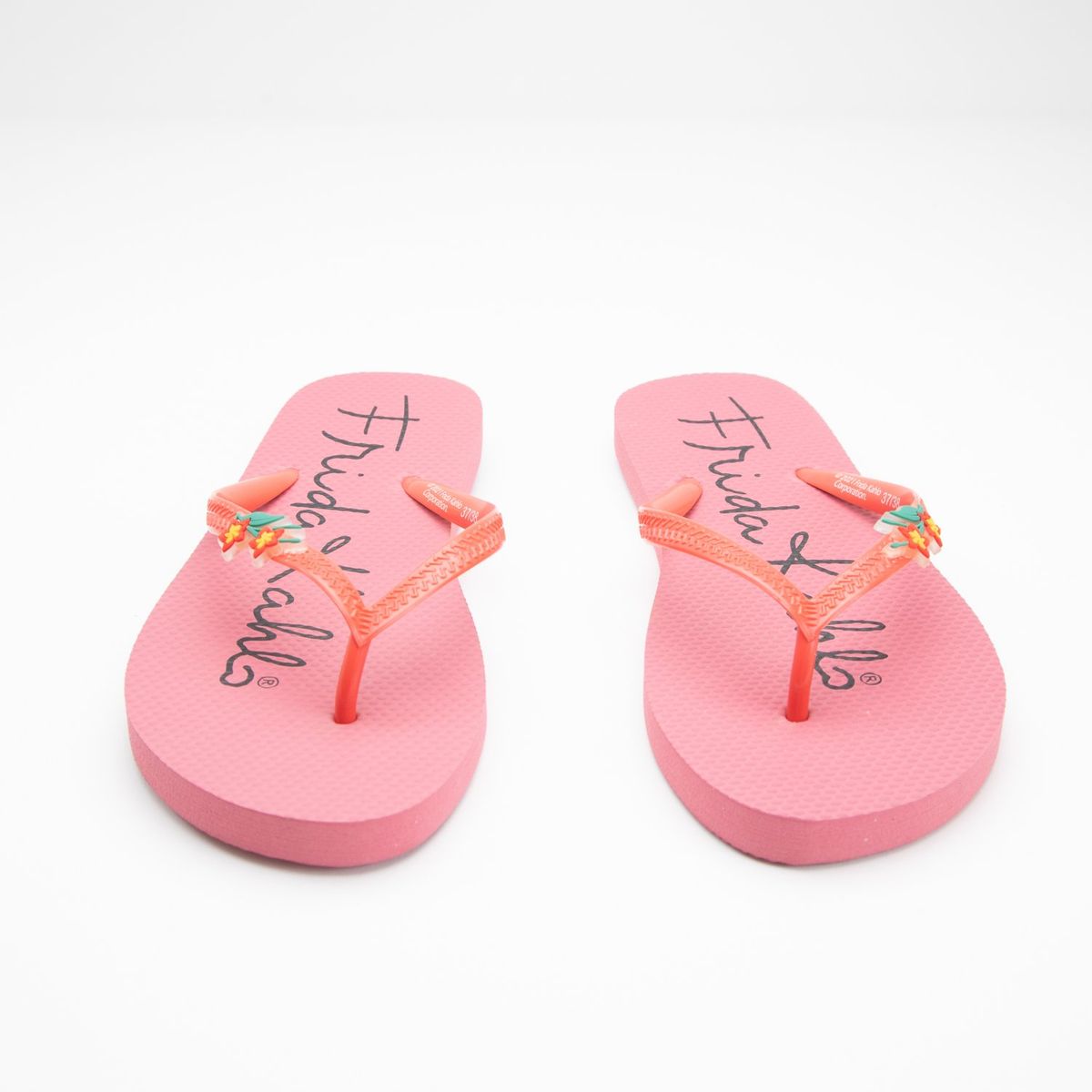 CELEBRITY ICONS - Sandalia Mujer Nombre Rosado Frida Kahlo