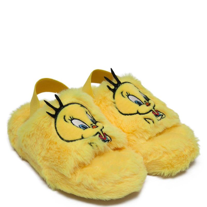 WARNER BROS - Pantufla 3D Niña Piolin Cool Amarillo Looney Tunes