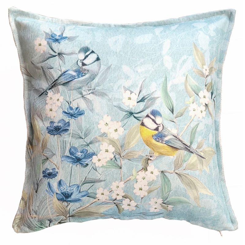 MARGARITA SCHEEL BY CASA ALVARINHO - FUNDA COJÍN MARISA ALLEGRO TURQUESA 45X45