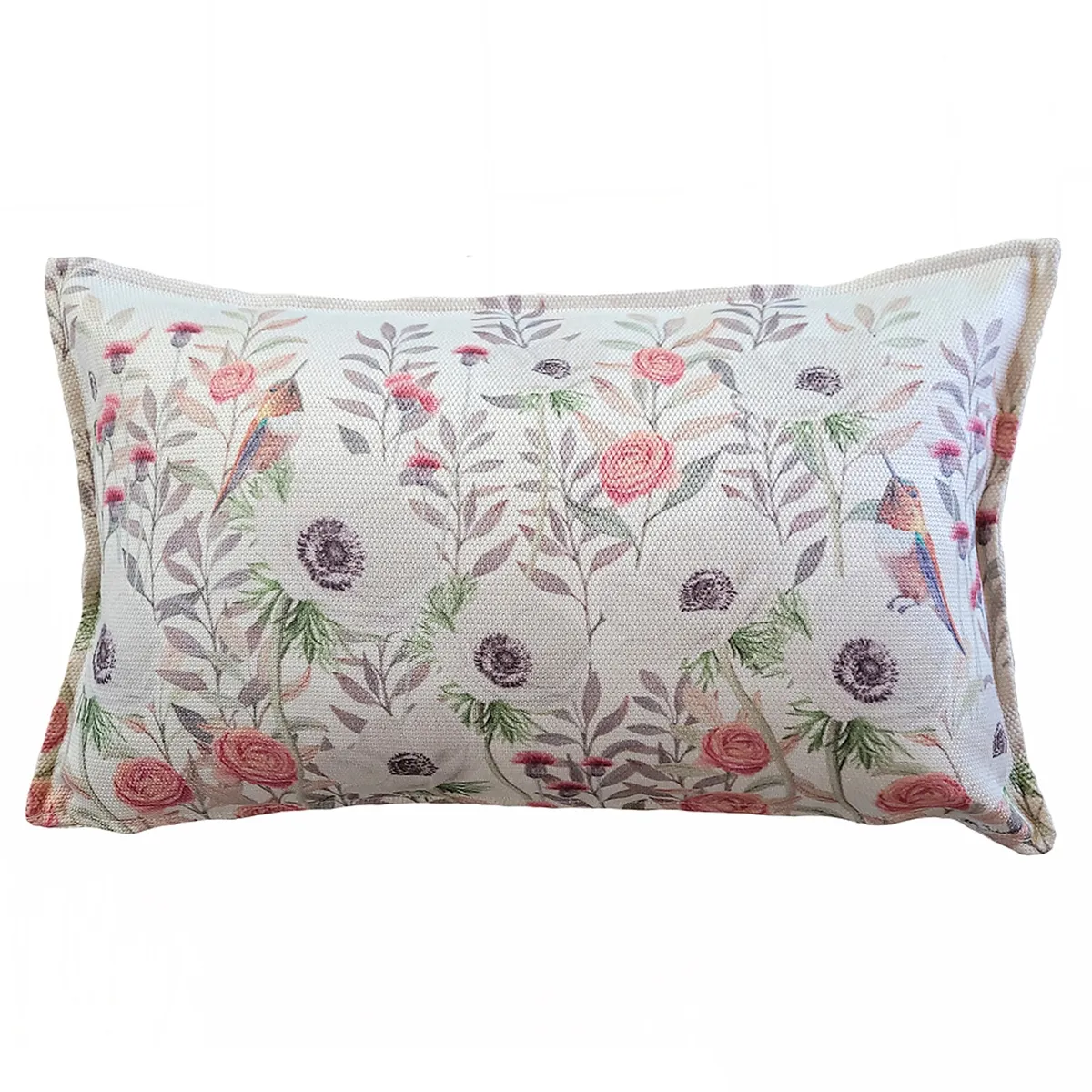 MARGARITA SCHEEL BY CASA ALVARINHO - FUNDA COJÍN MARISA ANÉMONE BLANCA 50X30…