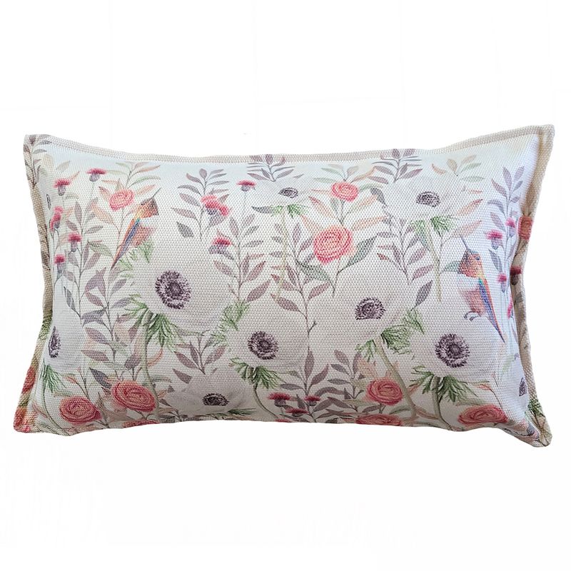 MARGARITA SCHEEL BY CASA ALVARINHO - FUNDA COJÍN MARISA ANÉMONE BLANCA 50X30