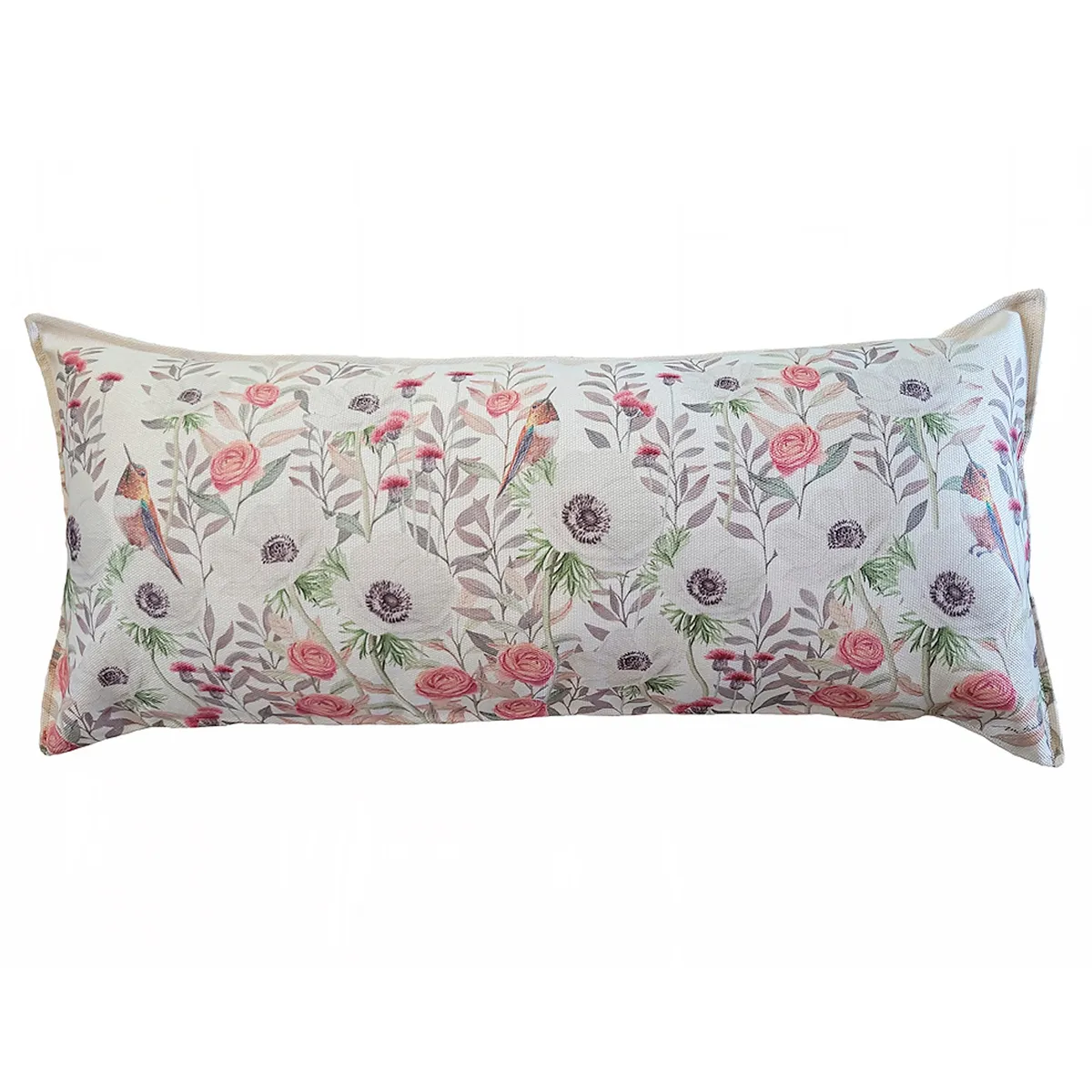 MARGARITA SCHEEL BY CASA ALVARINHO - FUNDA COJÍN MARISA ANÉMONE BLANCA XL