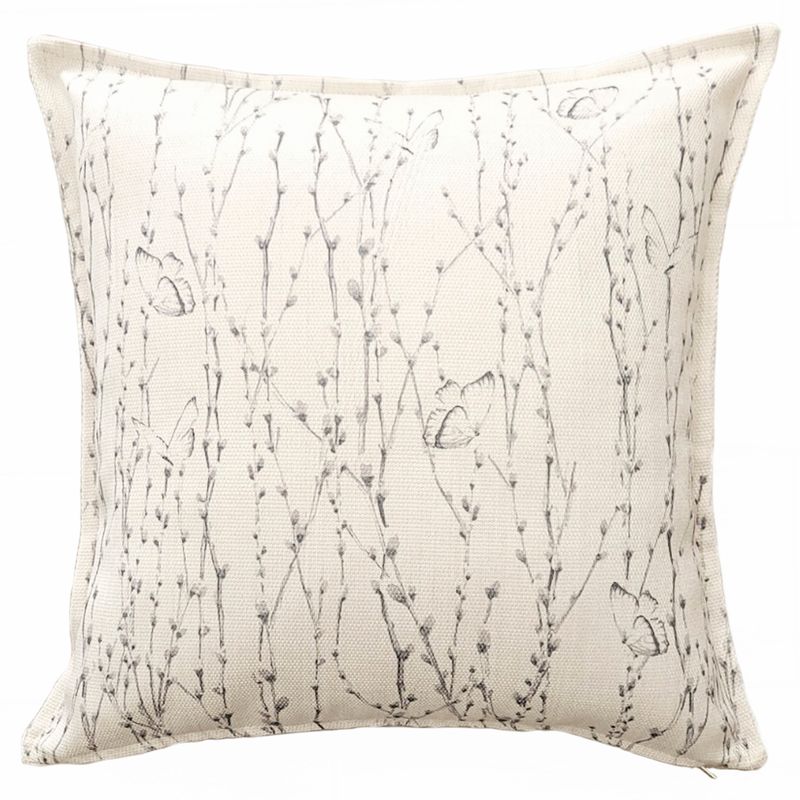 MARGARITA SCHEEL BY CASA ALVARINHO - FUNDA COJÍN MARISA BROTES Y MARIPOSAS 45X45