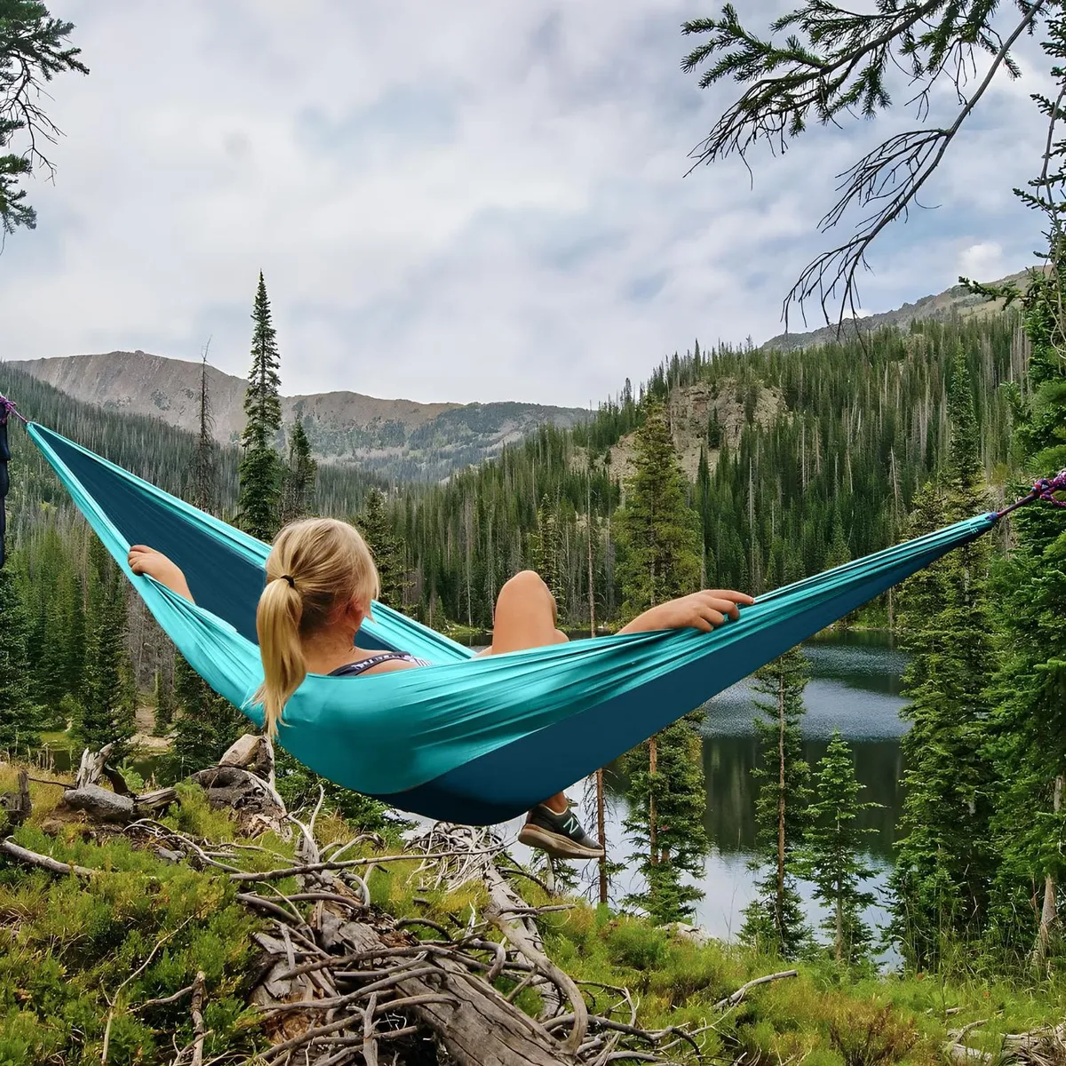 MIGLU - Hamaca para Outdoor Adultos Miglu Azul