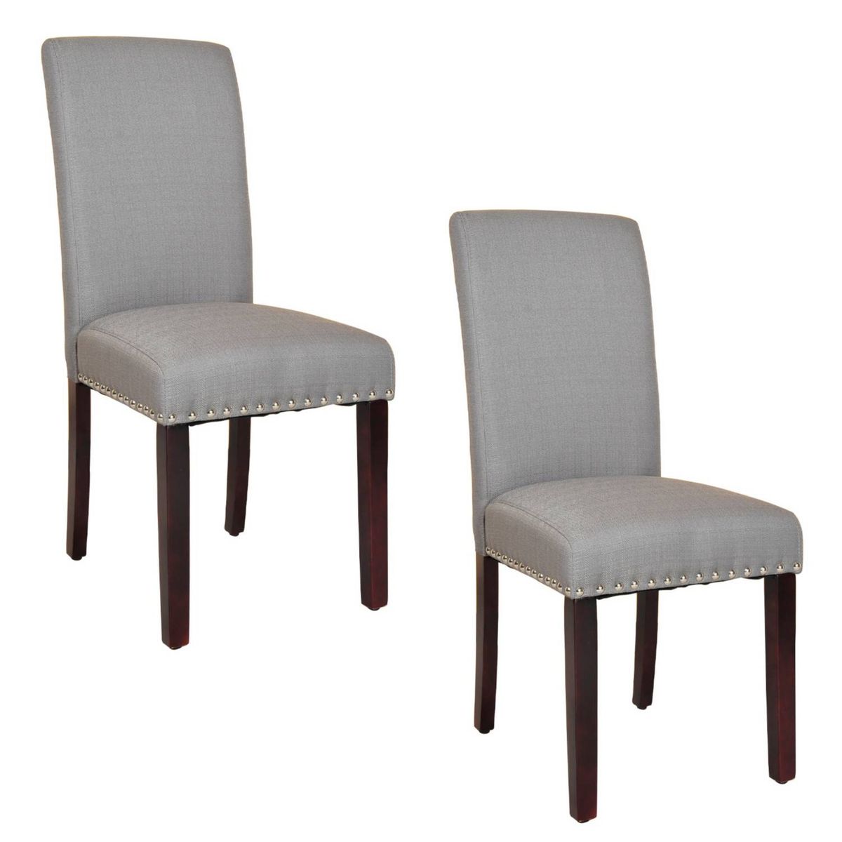 NOVAHUS - Pack 2 Sillas Comedor Imperial Gris