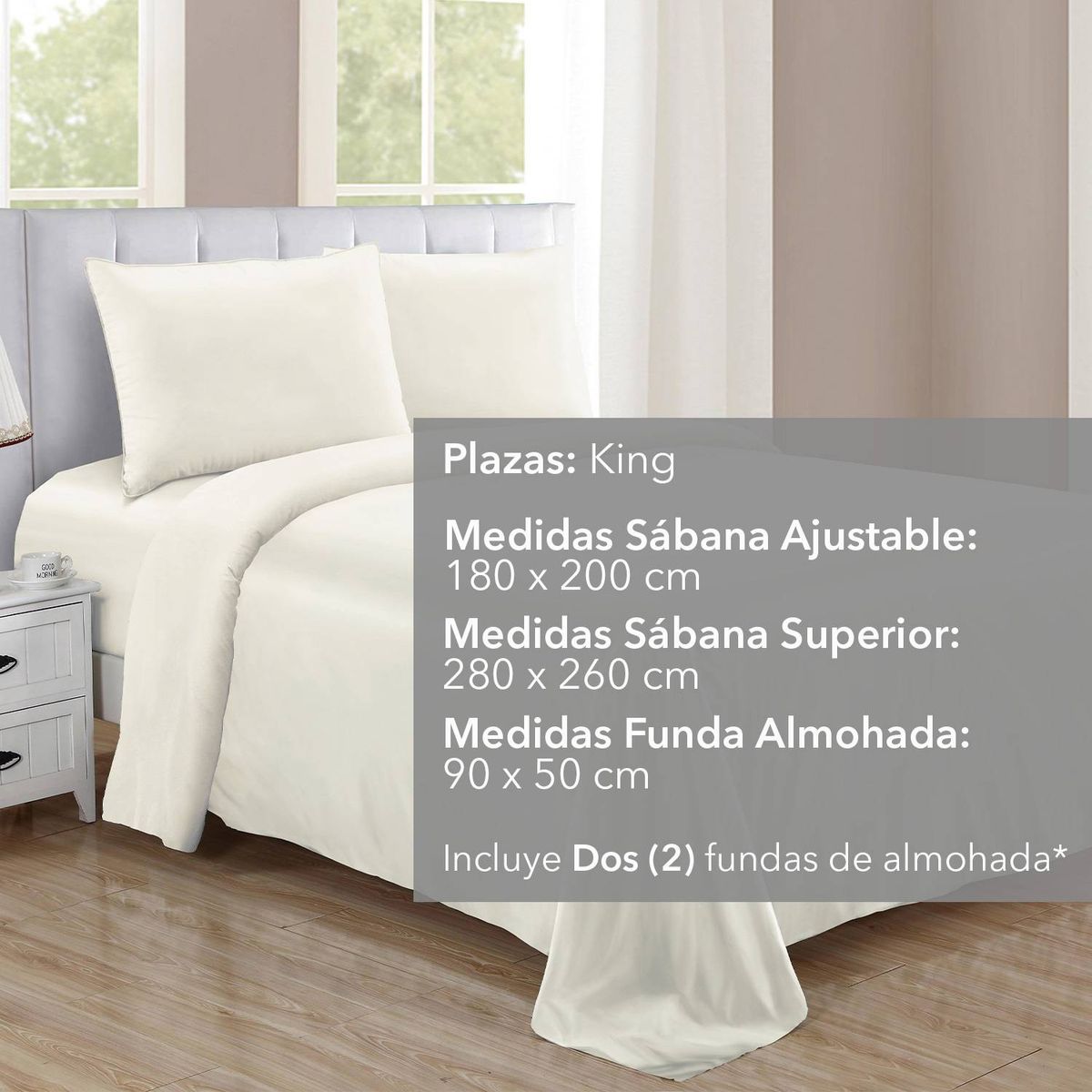 NOVAHUS - Sábanas de microfibra  King Size