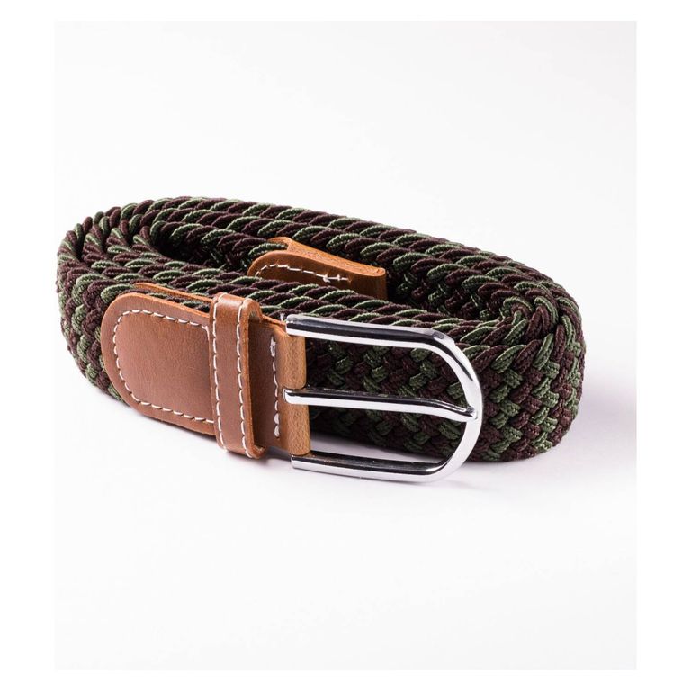 Cinturon hombre brickell modelo verde-cafe Verde TALLA UNICA