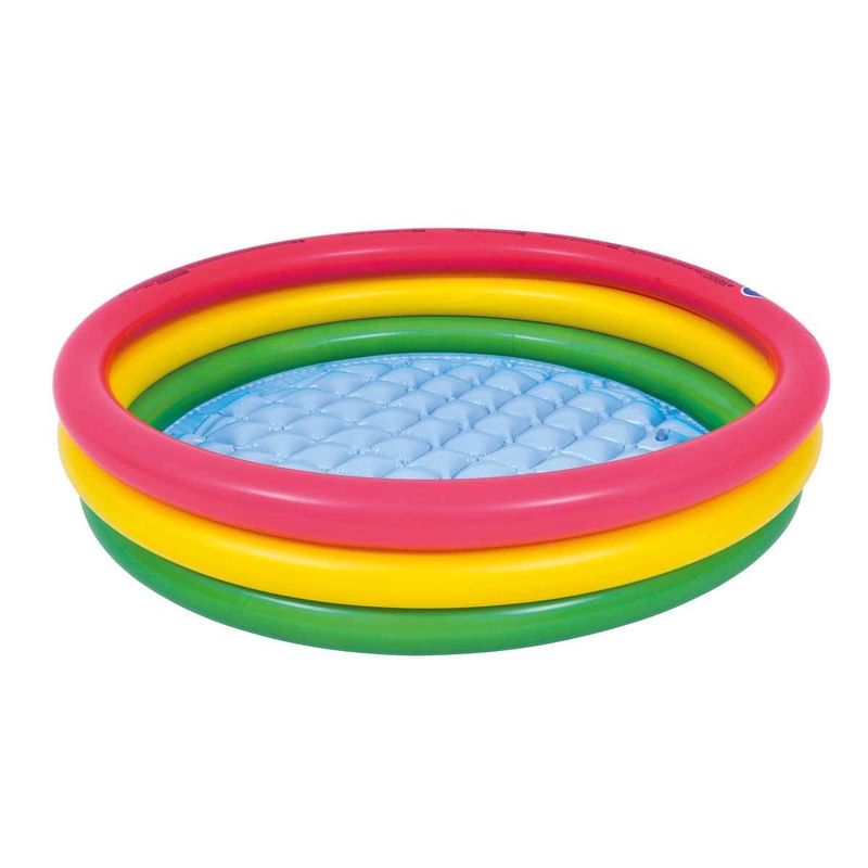 ANSALDO - Piscina Inflable Sandia De 100x22 Cms De 3 Anillos