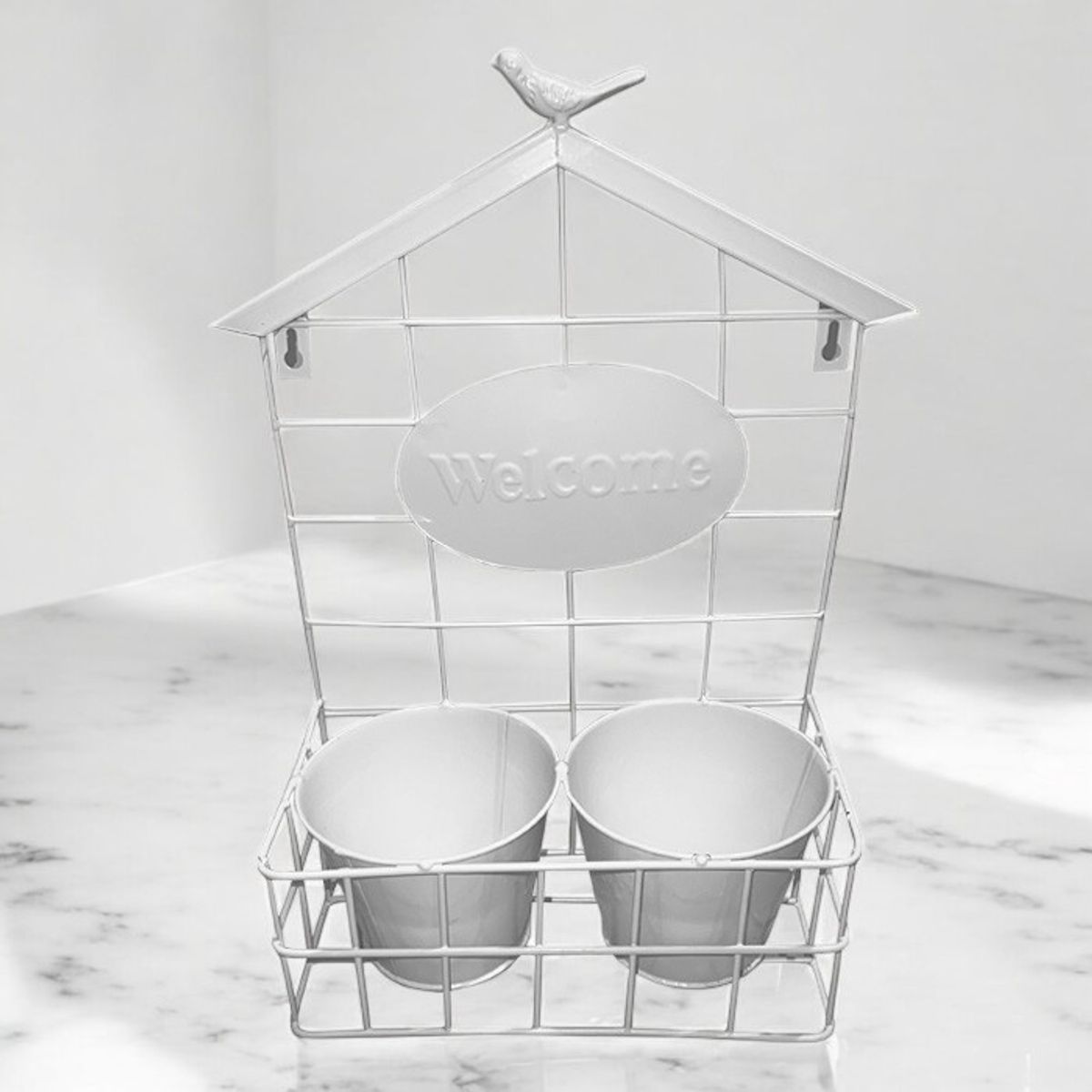 BRIC - Macetero Colgante Blanco