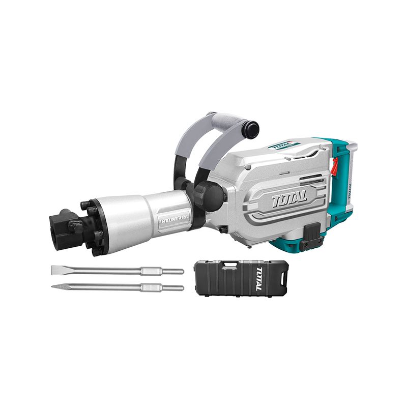 TOTAL TOOLS - Demoledor 1700w + 2 Cinceles + Maleta TOTAL