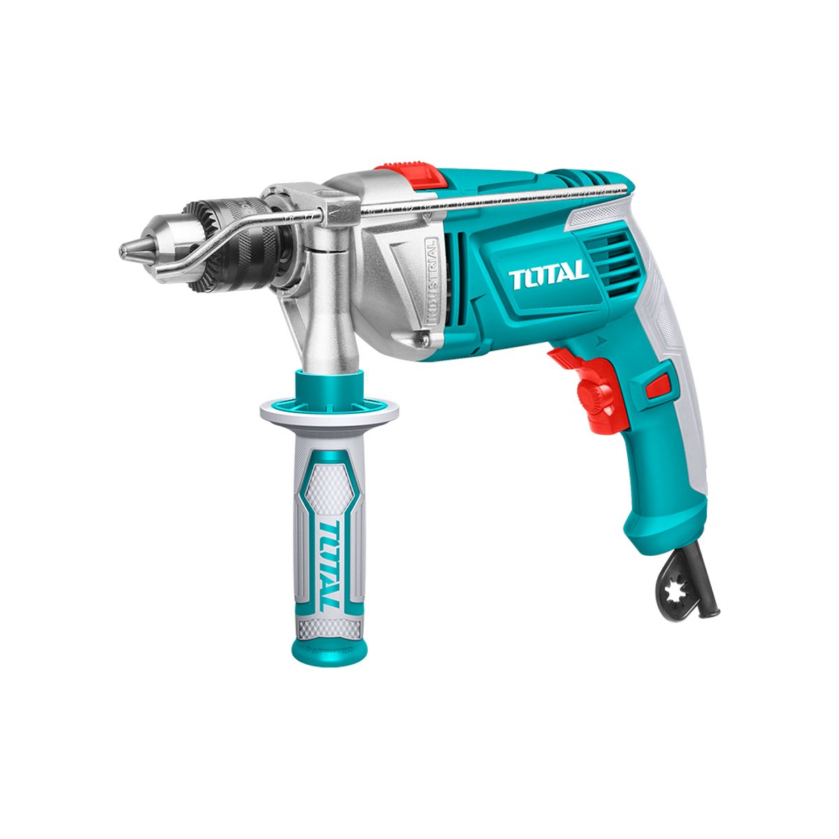 TOTAL TOOLS - Taladro Percutor Eléctrico 1010w 13mm + 4 Accesorios Total