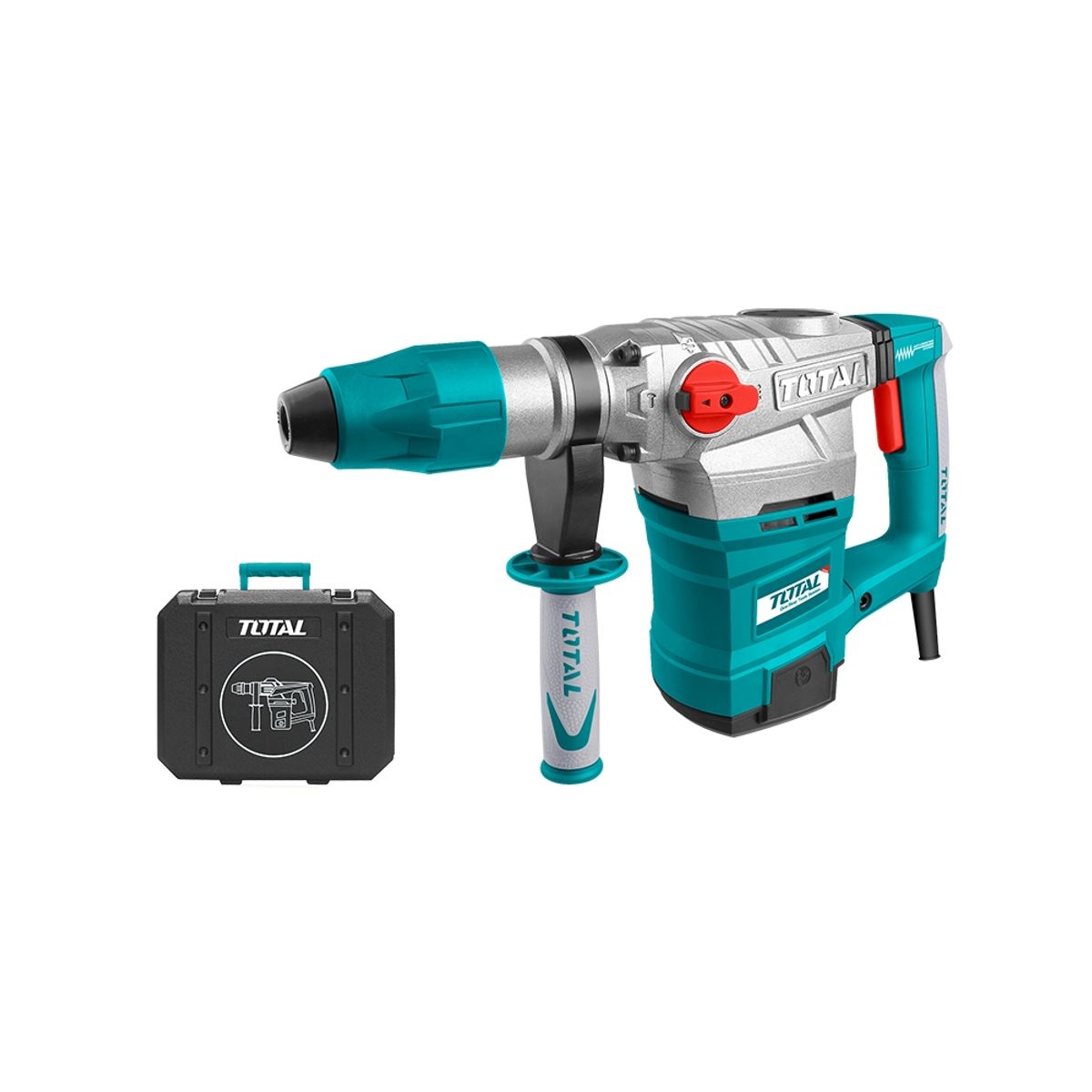 TOTAL TOOLS - Rotomartillo Demoledor Industrial 1600w + 3pzs Total