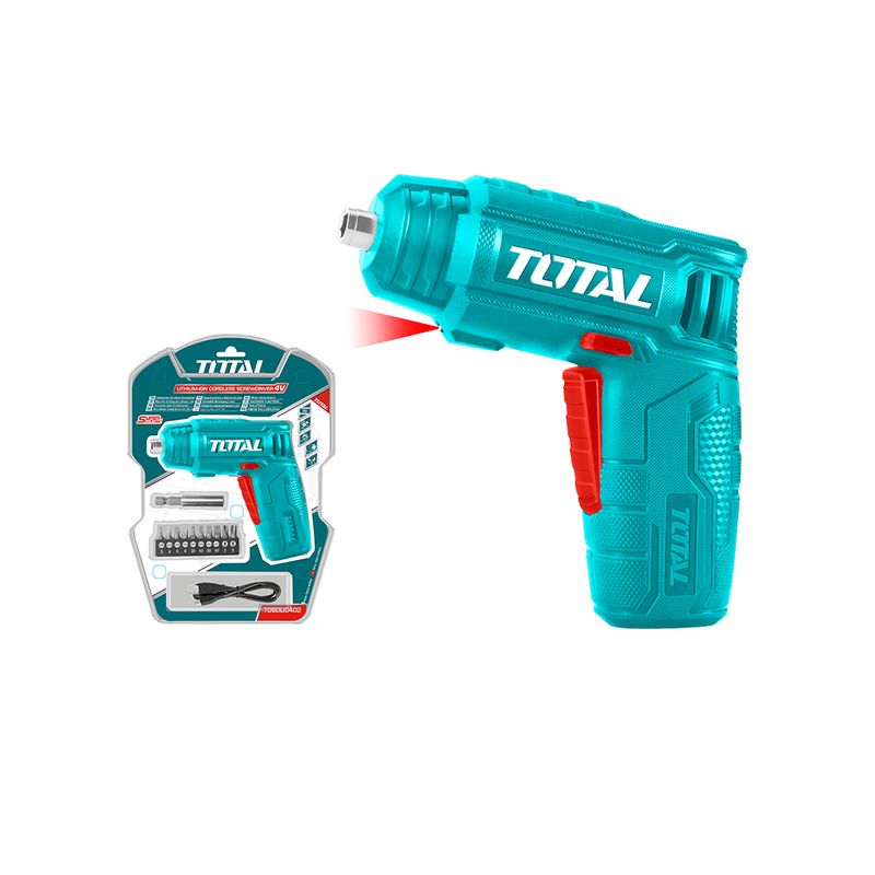 TOTAL TOOLS - Atornillador Inalámbrico 4v Eco Total
