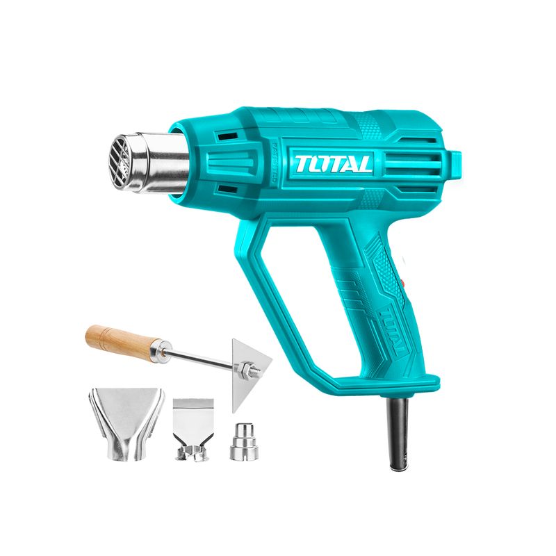 TOTAL TOOLS - Pistola de Calor Industrial 2000w + 4 Accesorios Total