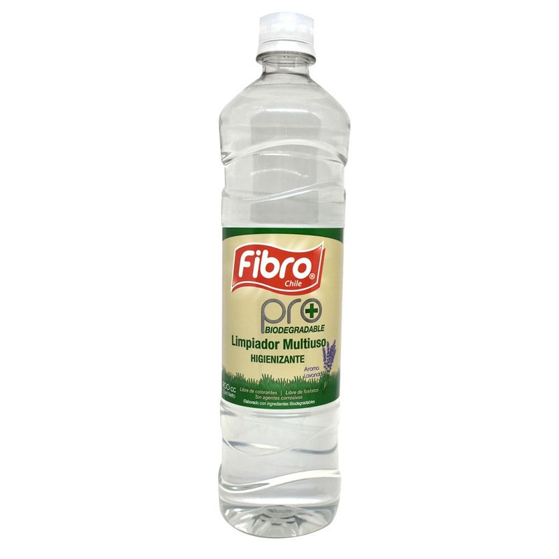 FIBRO - 12 UD. LIMPIADOR CONCENTRADO BIODEGRADABLE 900 ML FIBRO PRO