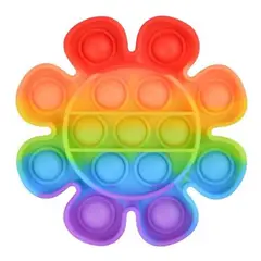 GENERICO - Push Pop It Fidget - Juguete Sensorial Flor