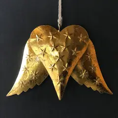 CASA SINGULAR - Corazón estrellado con alas grande