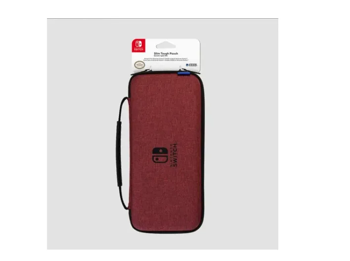 HORI Case Slim Tough Pouch Oled Red - Switch - Sniper