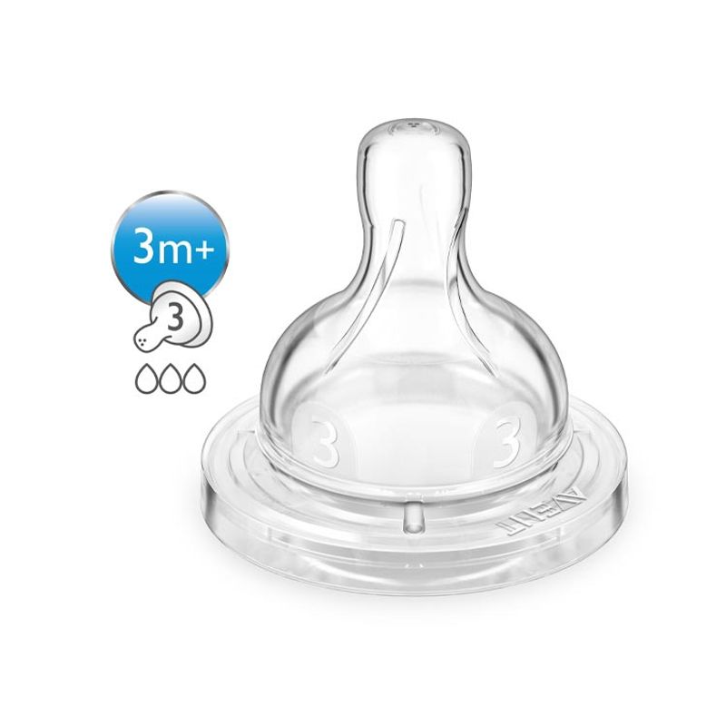 AVENT - Tetina Anti-Colic Philips Avent 3m Flujo Variable