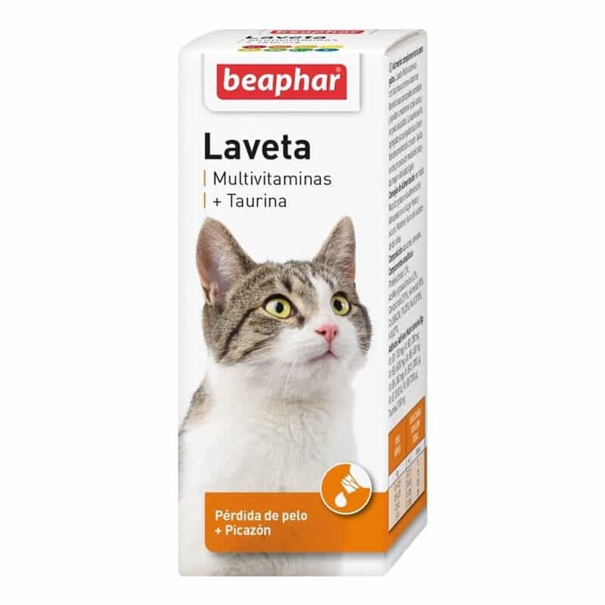 BEAPHAR - Suplemento Beaphar Laveta Gato con Taurina 50ml