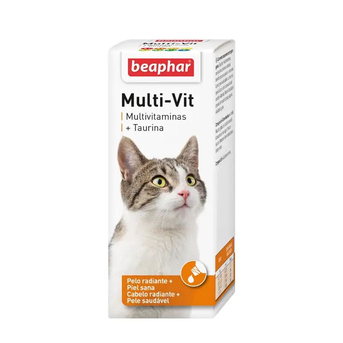 BEAPHAR - Suplemento Beaphar Laveta Gato con Taurina 50ml