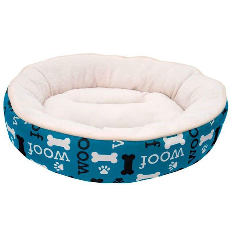 DOG IT - Dogit Cama Perro Dreamwell Woof Redonda 53cms Azul