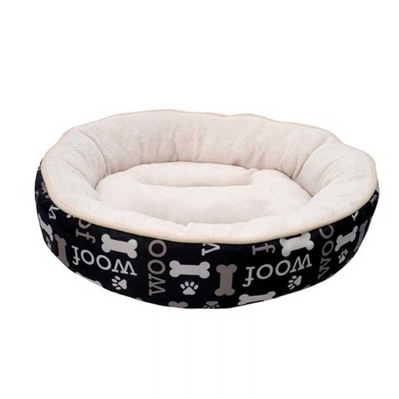 DOG IT - Dogit Cama Perro Dreamwell Woof Redonda 53cms Negro
