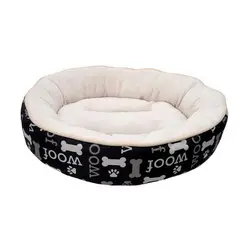 DOG IT - Dogit Cama Perro Dreamwell Woof Redonda 53cms Negro