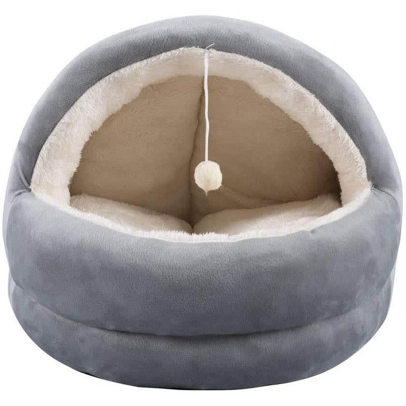 PAWISE - Pawise Cama Iglú Para Gato con Felpa