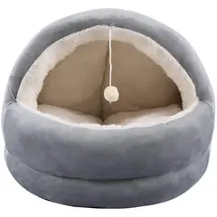 PAWISE - Cama Iglú Para Gato con Felpa