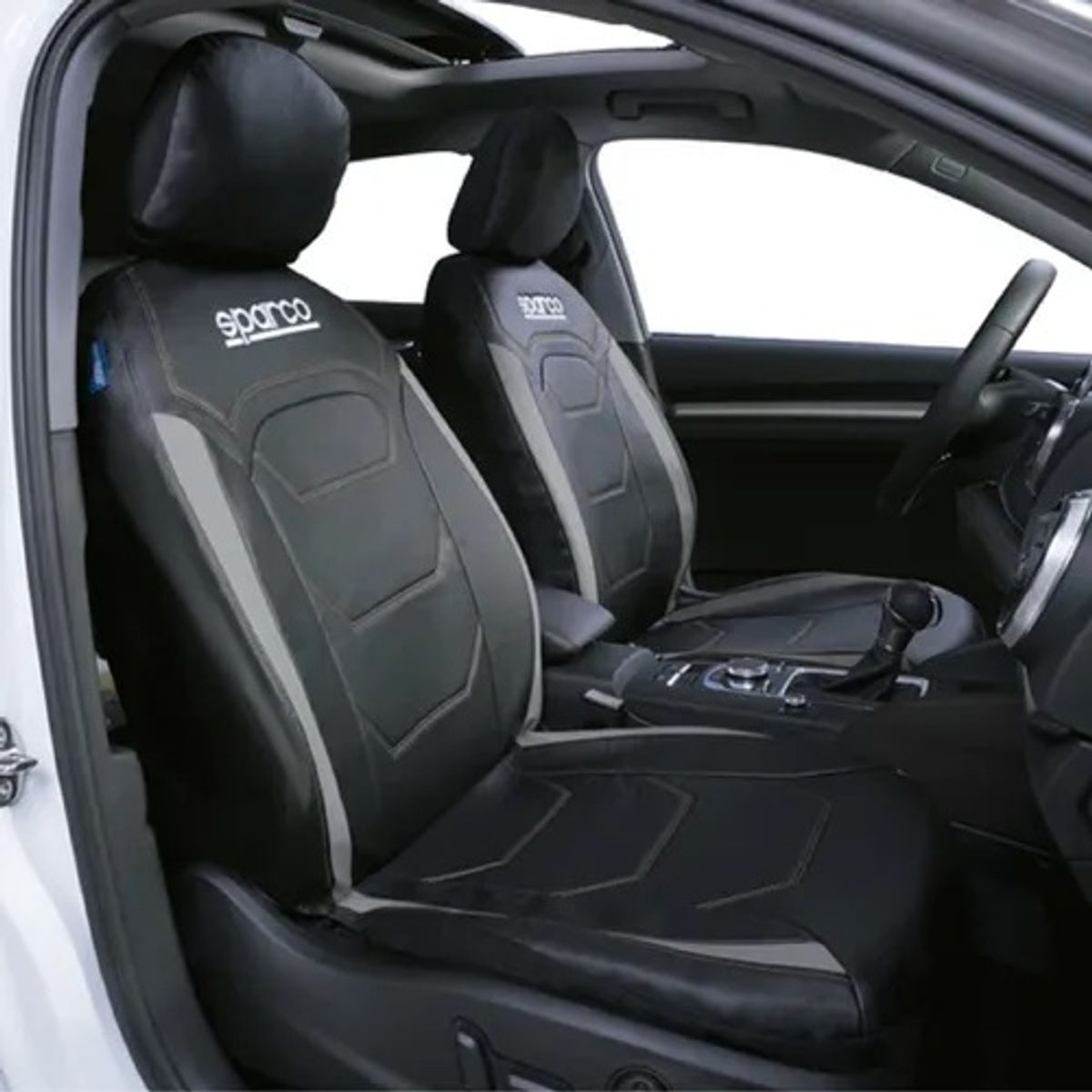 SPARCO - Fundas Cubreasiento Sparco Universal Negro Poliester 406- Sp