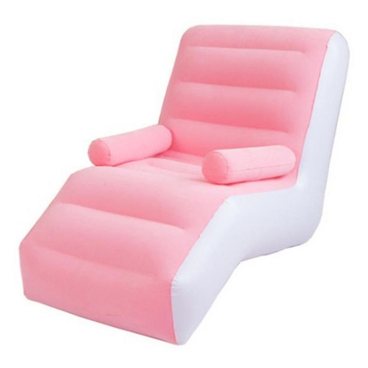 CRUSEC - Sofá Silla Sillón Inflable Rosado Con Inflador