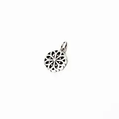 GENERICO - Aros Mujer Colgante Aros Flor 15 mm Plata Philippa Joyas