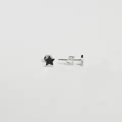GENERICO - Aros Mini Estrella 5 mm Plata Philippa Joyas